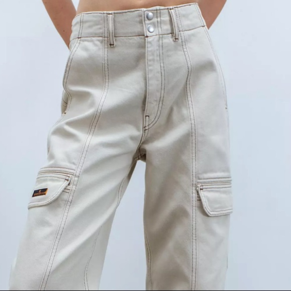 White cargo Pants